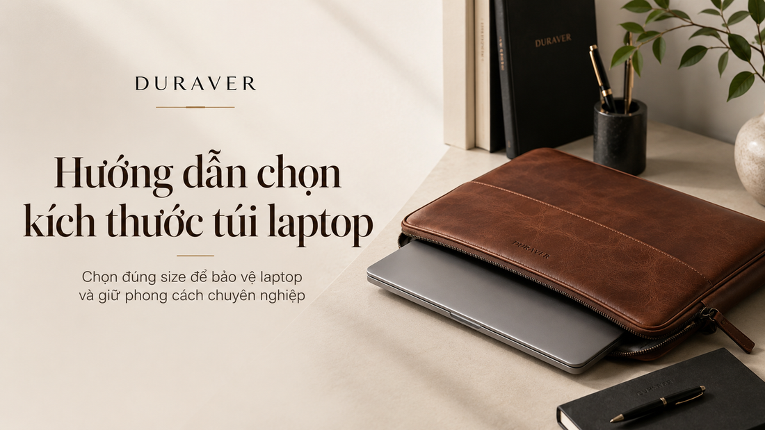 Hướng dẫn chọn kích thước túi laptop