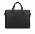 Genuine leather handmade luxury business briefcase.