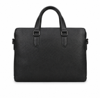 Genuine leather handmade luxury business briefcase.