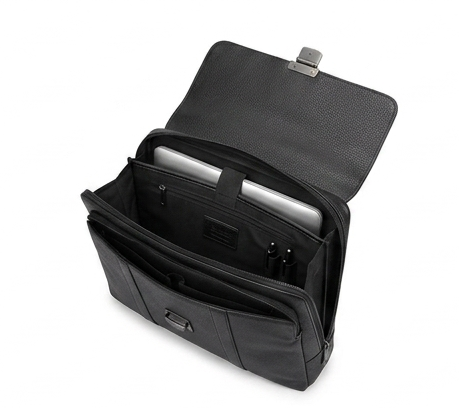 Genuine leather handmade luxury business briefcase.