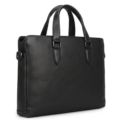 Genuine leather handmade luxury business briefcase.