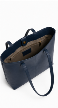 Fashionable and unique women's round-mouthed tote bag.