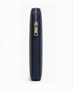 Soft, Water-Resistant Mill Grain Cowhide Leather Laptop Sleeve