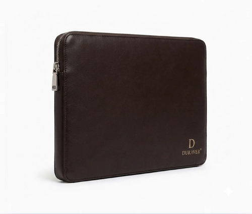 Thick Velvet-Lined Zip-Around Laptop Sleeve