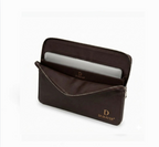 Thick Velvet-Lined Zip-Around Laptop Sleeve